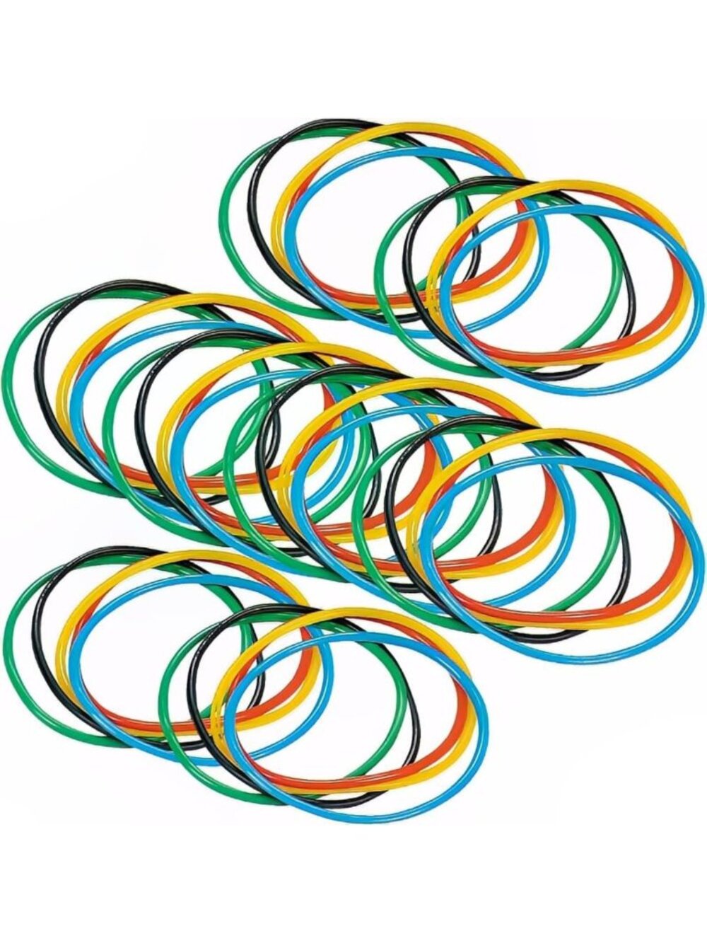 Bright Assorted Vinyl Jelly Bracelets - Bulk Set of 144, Fun Party Favors